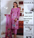 Ladies 3-Piece Unstitched Suit – Elegant & Comfortable