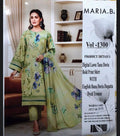 Ladies 3-Piece Unstitched Suit – Elegant & Comfortable