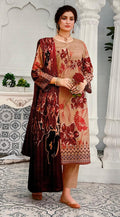 Ladies Printed Lawn 3 Piece Suit – Shirt, Trouser & Dupatta