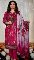 Ladies Printed Lawn 3 Piece Suit – Shirt, Trouser & Dupatta